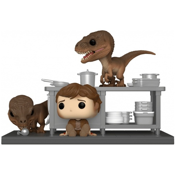 POP! Moments Tim Murphy With Velociraptors Special Edition (Jurassic Park)
