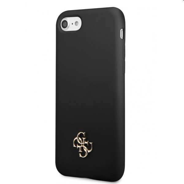 Zadný kryt Guess 4G Silicone Metal Logo pre Apple iPhone 7/8/SE2020/SE2022, čierna Zadný kryt Guess 4G Silicone Metal Logo pre Apple iPhone 7/8/SE2020/SE2022, čierna