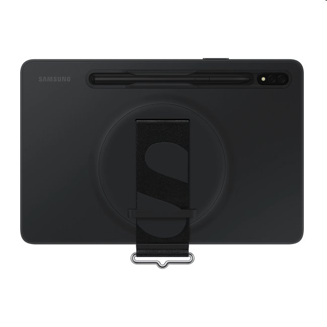Puzdro Silicone Strap Cover pre Samsung Galaxy Tab S8, black EF-GX700CBEGWW