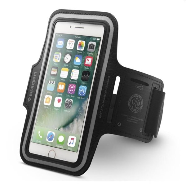 Spigen Velo A700 univerzálne športové puzdro pre smartfóny Armband 6", čierne