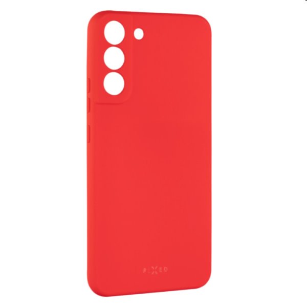 FIXED Story Zadný pogumovaný kryt pre Samsung Galaxy S22 5G, červený