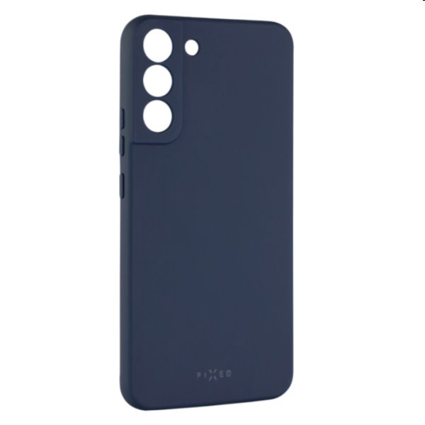 FIXED Story Zadný pogumovaný kryt pre Samsung Galaxy S22 5G, modrý