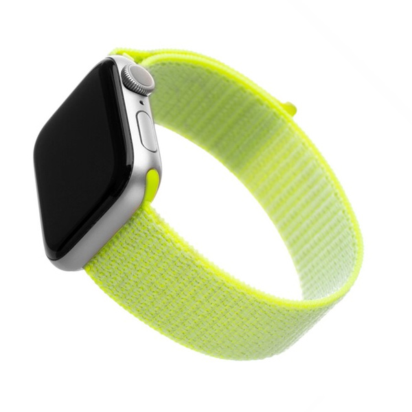 FIXED Nylon Remienok pre Apple Watch 42/44/45 mm, zelená