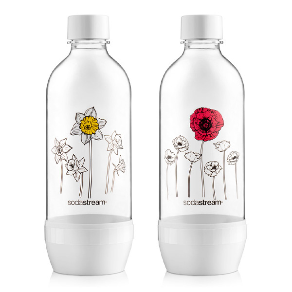 Flaša 1l DUO PACK KVETINY SODASTREAM