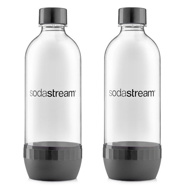 SodaStream 1L fľaša duo pack, sivá