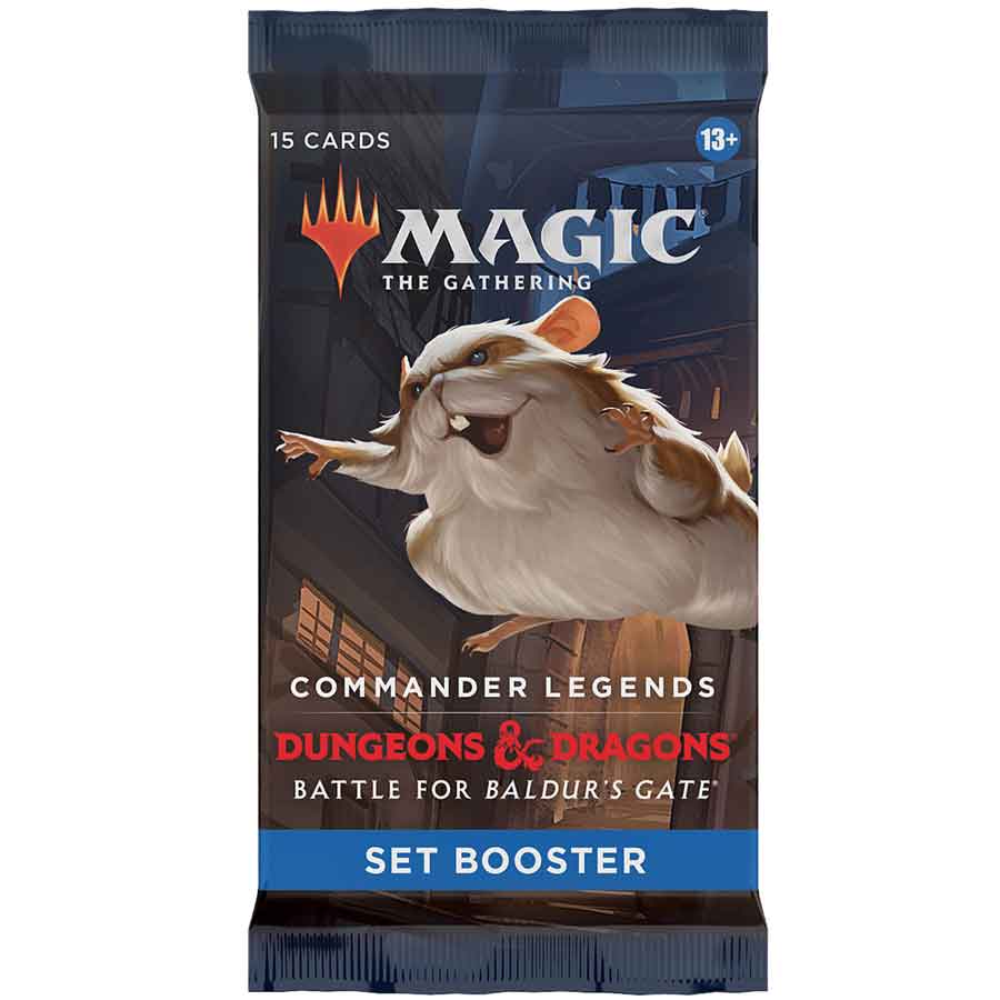 Kartová hra Magic: The Gathering Commander Legends D&D: Battle for Baldurs Gate Set Booster (15 kariet)