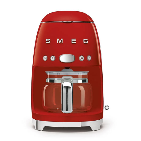 Smeg Prekvapkávač na kávu 50´s Retro Style, červený