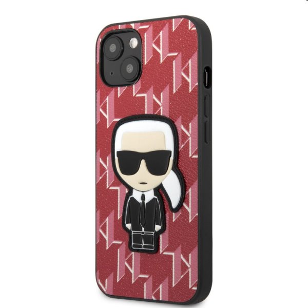 Zadný kryt Karl Lagerfeld Monogram Ikonik pre Apple iPhone 13 mini, červená