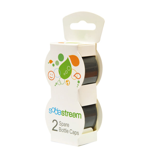 SodaStream Vrchnák čierny na plast. fľaše 2 ks