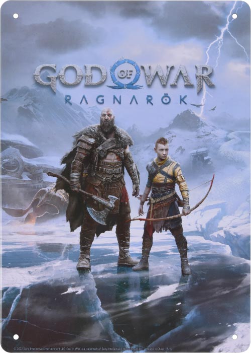Darček - God of War: Ragnarök A5 litografia v cene 19,99 €