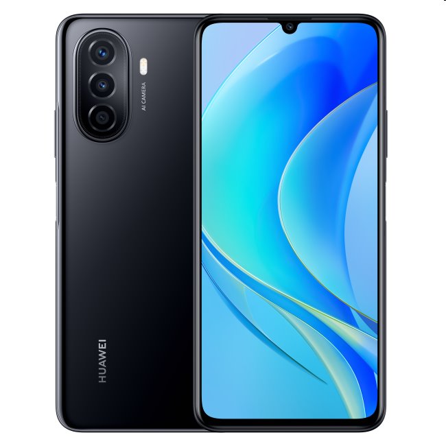 Huawei Nova Y70, 4/128GB, Midnight Black, Trieda B - použité, záruka 12 mesiacov