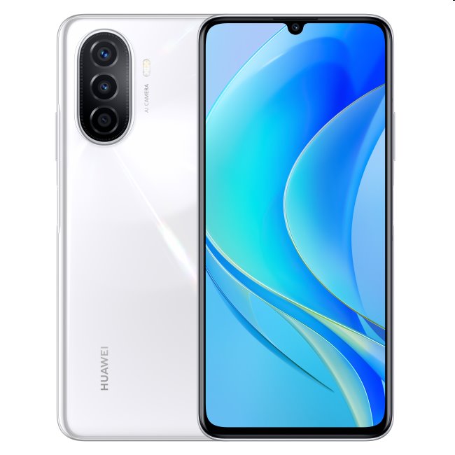 Huawei Nova Y70, 4/128GB, Pearl White, Trieda A - použité, záruka 12 mesiacov