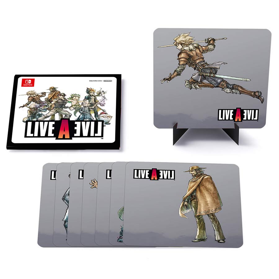 Darček - Live a Live zberateľské karty postáv v cene 4,99 €