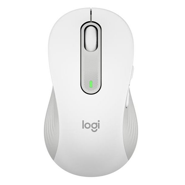 Logitech M650 L Left Signature - bezdrôtová myš - svetlo šedá 910-006240