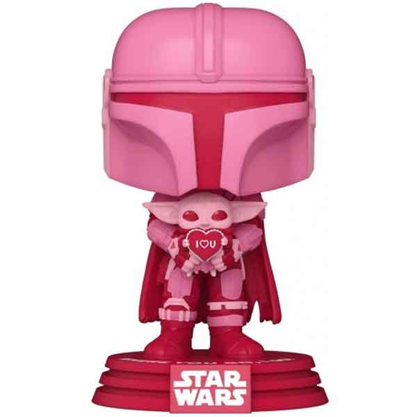 POP! Valentines The Mandalorian with Grogu (Star Wars) Special Edition POP-0498