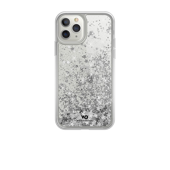 Puzdro White Diamonds Sparkle pre Apple iPhone 11 Pro, Silver Stars - OPENBOX (Rozbalený tovar s plnou zárukou)