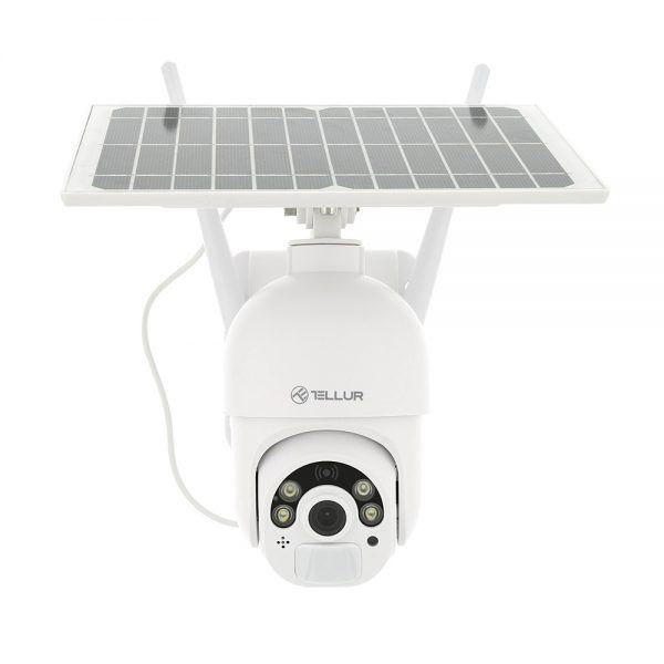 Tellur WiFi Smart solárna kamera FullHD 1080P, PaT, IP65, PIR, vonkajšia, biela