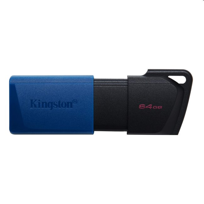 Kingston Flash Disk 64GB USB3.2 Gen 1 DataTraveler Exodia M (Black + Blue)