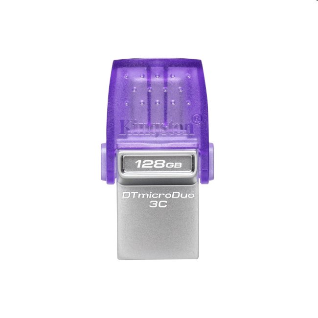 USB kľúč Kingston DataTraveler MicroDuo 3C, 128GB, USB 3.2 (gen 1) s USB-C konektorom DTDUO3CG3128GB