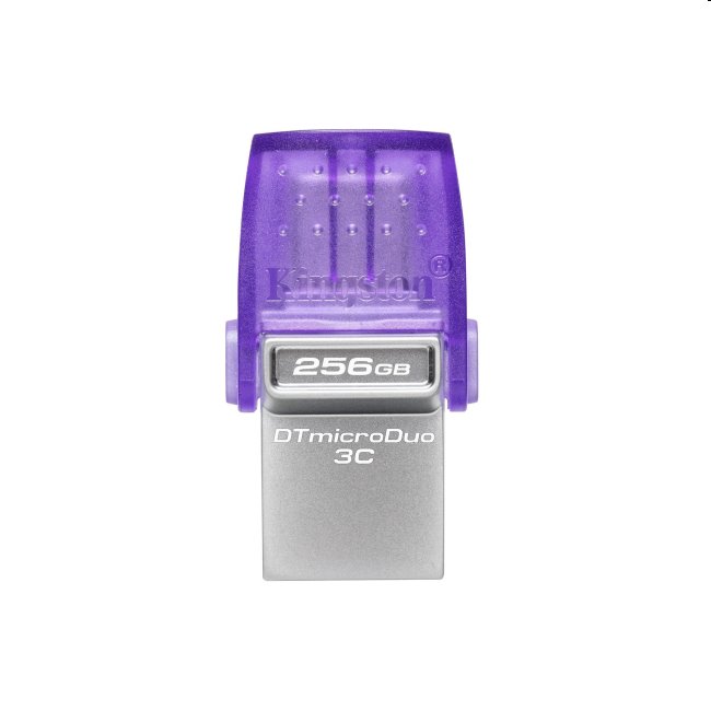 USB kľúč Kingston DataTraveler MicroDuo 3C, 256 GB, USB 3.2 (gen 1) s USB-C konektorom DTDUO3CG3256GB