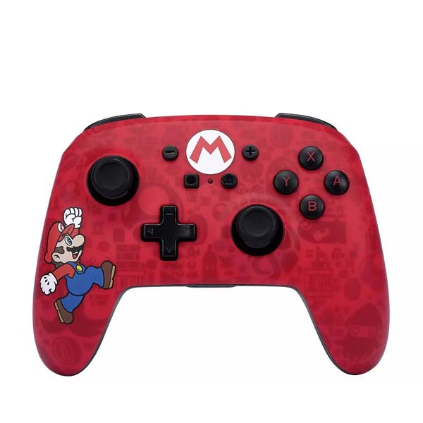 Bezdrôtový ovládač PowerA Enhanced pre Nintendo Switch, Here We Go Mario