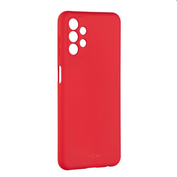 Zadný pogumovaný kryt FIXED Story pre Samsung Galaxy A13, červená