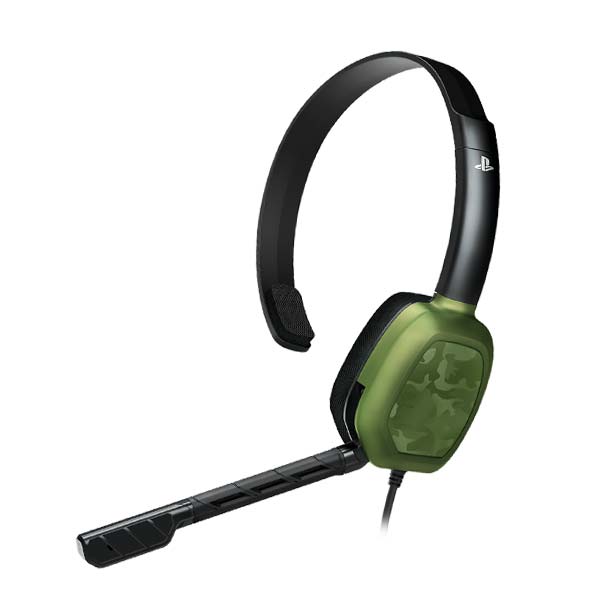 E-shop Káblový headset PDP LVL1 Chat pre Playstation 4, camo green 051-031-EU-NCAM
