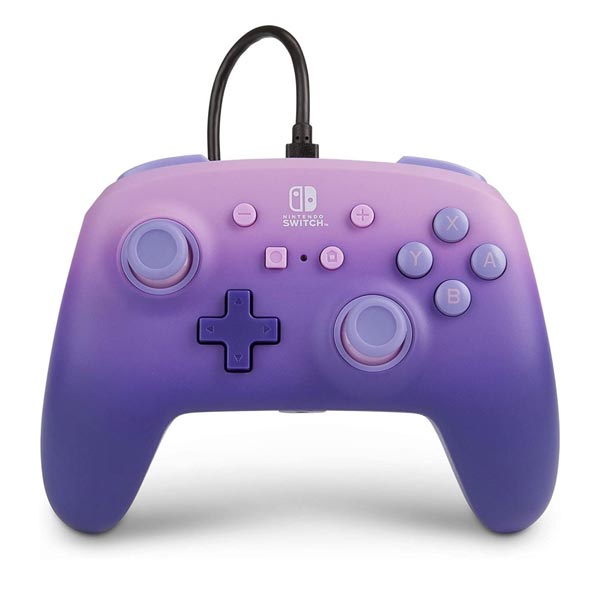 Káblový ovládač PowerA Enhanced pre Nintendo Switch, Fantasy Fade Purple