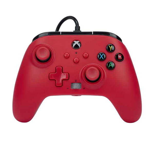 E-shop Káblový ovládač PowerA Enhanced pre Xbox Series, Artisan Red XBGP0008-01