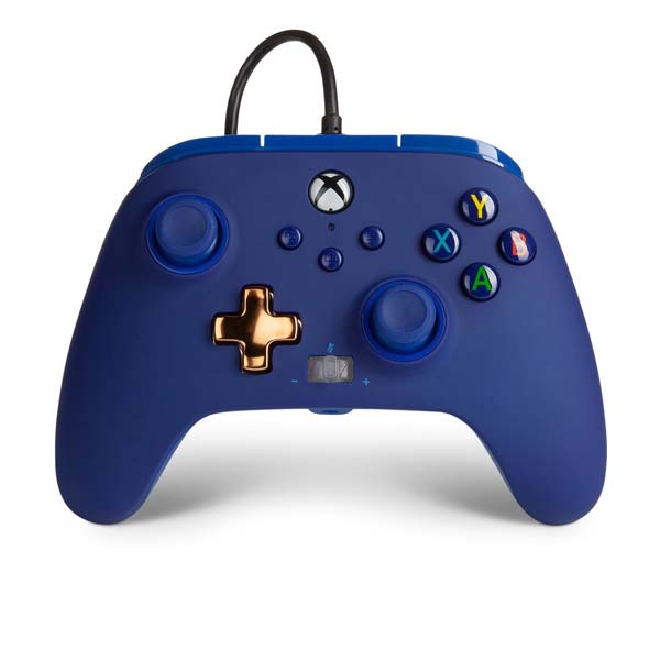 E-shop Káblový ovládač PowerA Enhanced pre Xbox Series, Midnight Blue 1518829-01