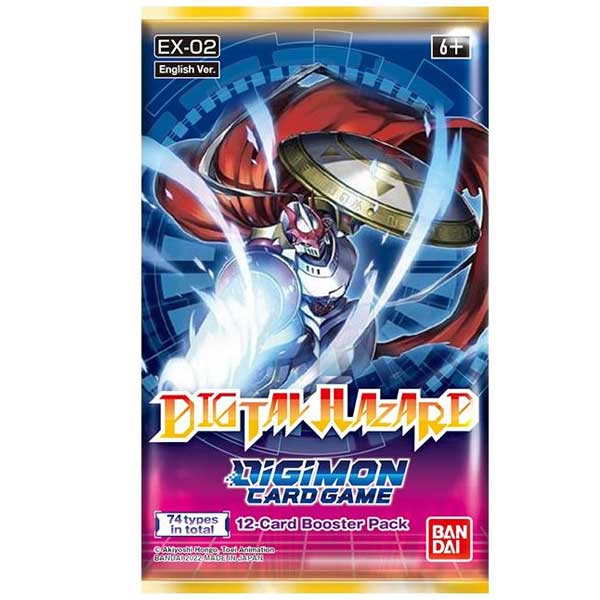 Kartová hra Digimon TCG: Digital Hazard Booster Display (EX02).