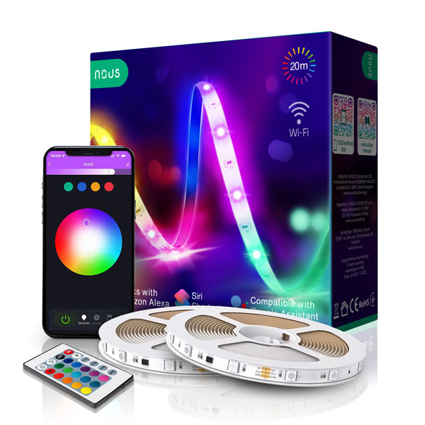 E-shop Nous Smart RGB LED pás 20m