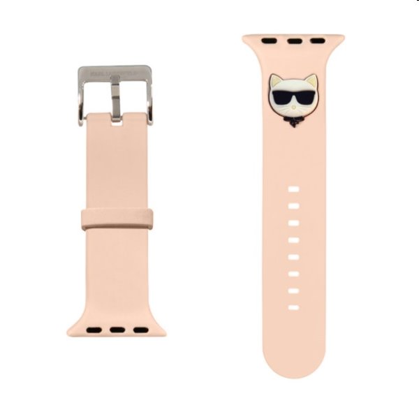 Karl Lagerfeld Choupette Head remienok pre Apple Watch 38/40 mm, ružová Karl Lagerfeld Choupette Head remienok pre Apple Watch 38/40 mm, ružová