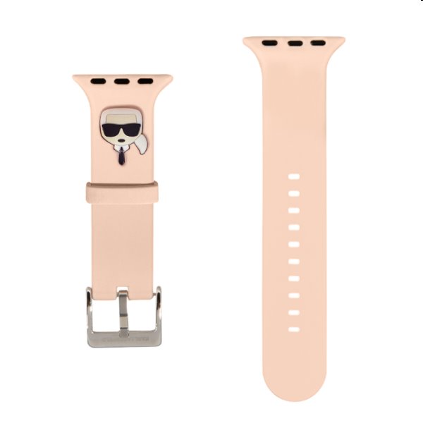 Karl Lagerfeld Karl Head remienok pre Apple Watch 42/44mm, pink