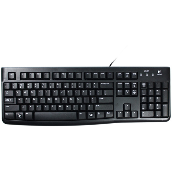 Logitech Keyboard K120 CZ/SK  - OPENBOX (Rozbalený tovar s plnou zárukou)