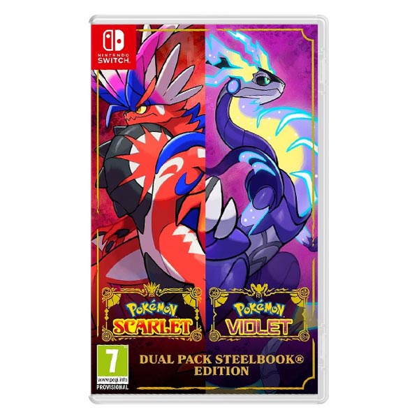 Pokémon Scarlet & Pokémon Violet (Dual Pack Steelbook Edition)