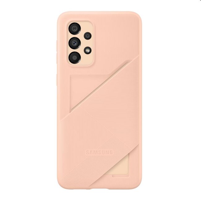 Zadný kryt Card Slot Cover pre Samsung Galaxy A33 5G, broskyňová