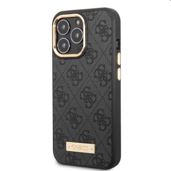 Zadný kryt Guess PU 4G MagSafe pre Apple iPhone 13 Pro, čierna Zadný kryt Guess PU 4G MagSafe pre Apple iPhone 13 Pro, čierna