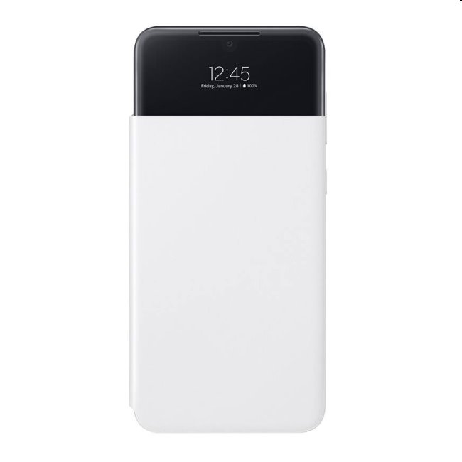 Puzdro S View Cover pre Samsung Galaxy A33 5G, white
