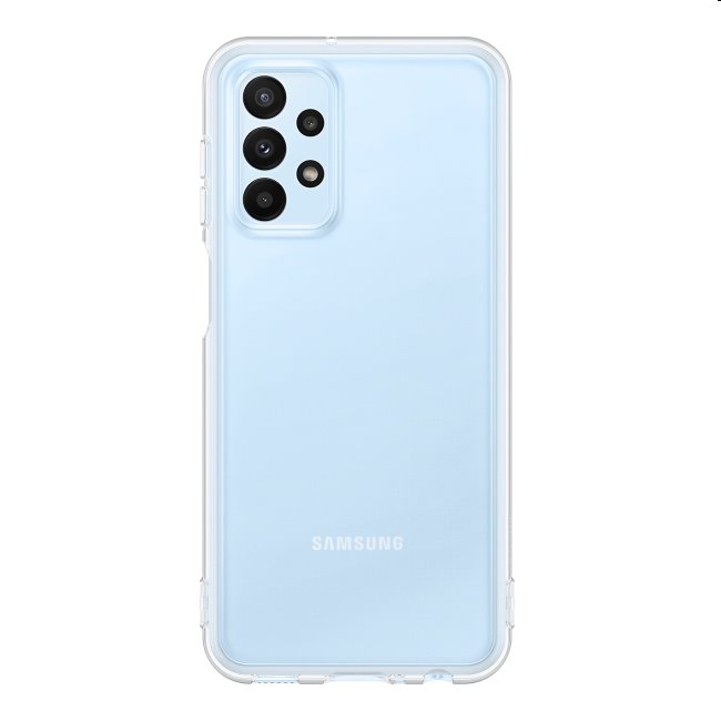 Zadný kryt Soft Clear Cover pre Samsung Galaxy A23, transparent