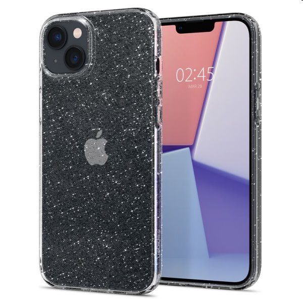 Zadný kryt Zadný kryt Spigen Liquid Crystal Glitter pre Apple iPhone 14 Plus, crystal quartz