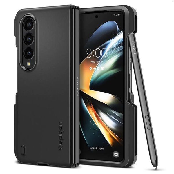 Puzdro Spigen Thin Fit pre Samsung Galaxy Z Fold4, čierne