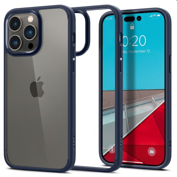 Zadný kryt Spigen Ultra Hybrid pre Apple iPhone 14 Pro, modrá