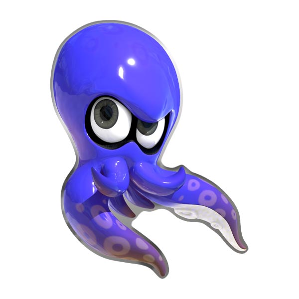 Darček - Odznak Splatoon 3 Blue Octopus v cene 4,99 €