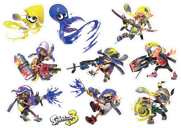 Darček - Nálepky Splatoon 3 v cene 4,99 €