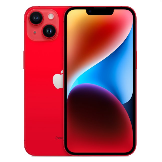 Apple iPhone 14, 128GB, (PRODUCT)RED, Trieda A - použité, záruka 12 mesiacov