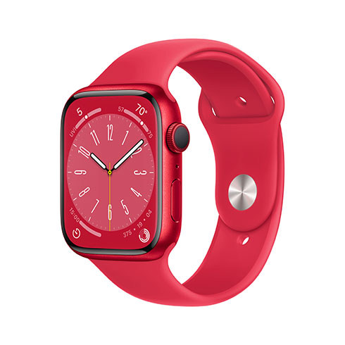 Apple Watch Series 8 GPS, 45mm, (PRODUCT)RED hliníkové puzdro, Trieda A - použité, záruka 12 mesiacov Apple Watch Series 8 GPS, 45mm, (PRODUCT)RED hliníkové puzdro, Trieda A - použité, záruka 12 mesiacov