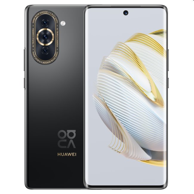 Huawei Nova 10, 8/128GB, čierna, Trieda B - použité, záruka 12 mesiacov