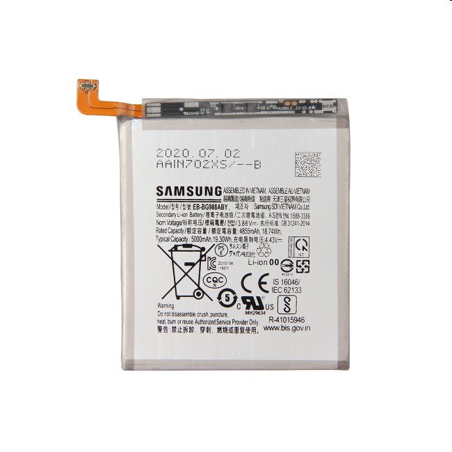 E-shop Originálna batéria pre Samsung Galaxy S20 Ultra (5000mAh) EB-BG988ABY