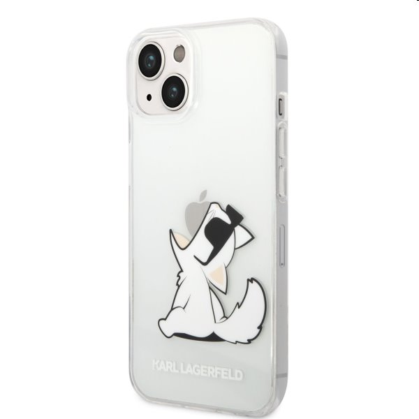 Zadný kryt Karl Lagerfeld PC/TPU Choupette Eat for Apple iPhone 14, transparentná